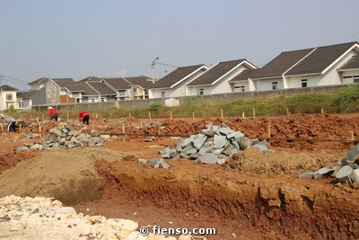 Progres rumah Mr Polim Hermanto di Anyelir AE.19/18