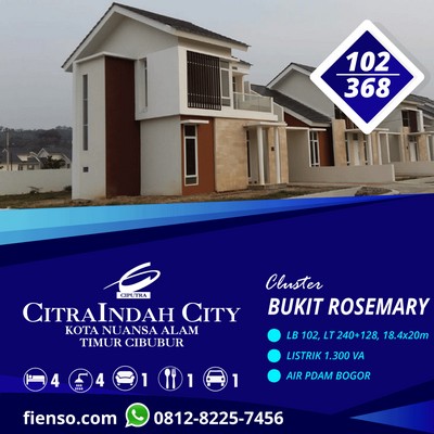  cluster Bukit Rosemary, perumahan CitraIndah City