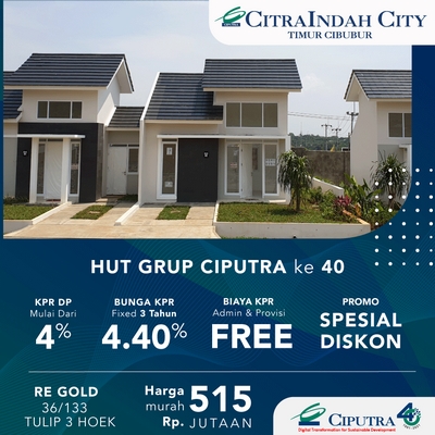 Tulip 3 Hoek, 36/133, BK.23/11, CitraIndah City